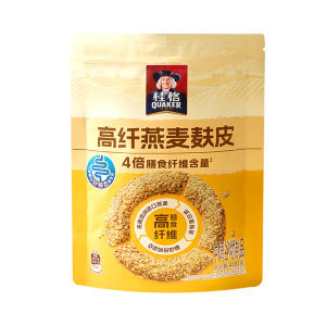 Quaker | High-fiber Oat Bran Quick-cooking Oatmeal Nutritious Breakfast Substitute