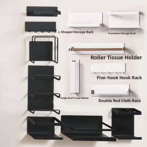 Magnetic Kitchen Storage Rack Hole Board Flat Substitute Fridge Organizer Plastic No Drilling Required for Kitchen Use