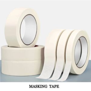 Masking Tape White Writable Sealing Self Adhesive Tape Waterproof for Art Painting Sketch Car DIY Paper School Supplies