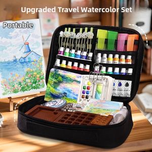 BAIZHI | Aesthetic Portable Watercolor Paint Set Storage Bag