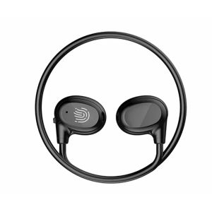 Neckband AIR Bone Conduction Headphones Wireless Bluetooth Headset with Mic Sports Running Non-Ear-Wearing for Xiaomi iPhone 15