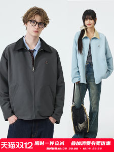 เสื้อแจ็คเก็ต PSO Brand ทรงหลวม แขนยาว ปกจีบ ผ้าปักลาย 2 ด้าน ทรงหลวม ผ้าโพลีเอสเตอร์ ฤดูใบไม้ร่วง/ฤดูหนาว เสื้อคลุมกันหนาว