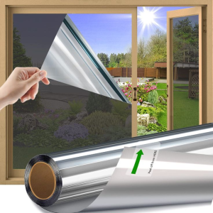 One-Way Vision Film Heat Insulation Film Glass Film Window And Balcony Window Film Privacy Stickers Sun Protection Stickers.
