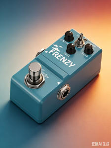ROWIN LN-322 FRENZY Classic Fuzz Guitar Effect Pedal Blue Mini True Bypass Với Các Chế Độ PUSH1 & PUSH2 Cho Guitar Điện