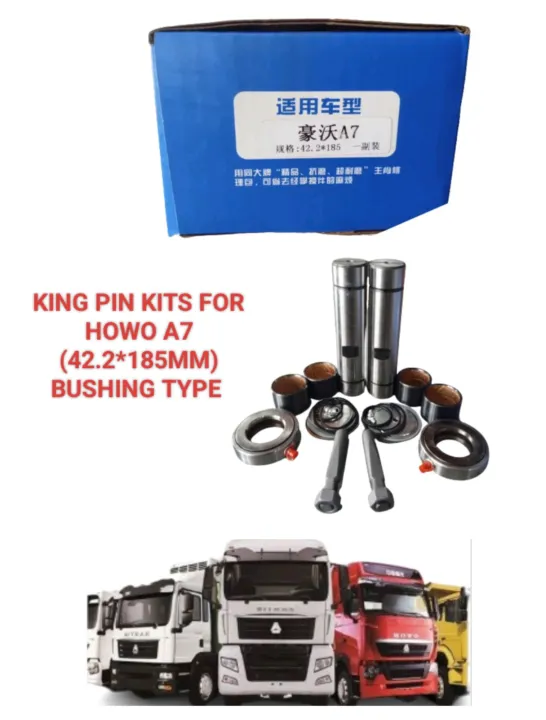 Howo Kin Pin Kit KING PIN KITS FOR HOWO A7 BUSHING TYPE (42.2*185MM) | Lazada PH