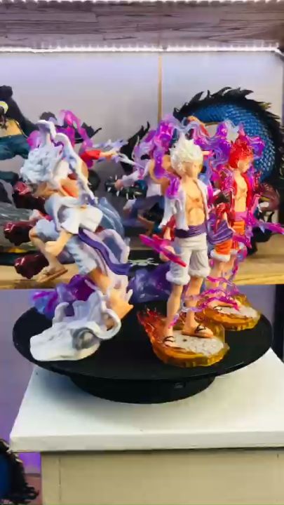 Mô hình đồ chơi - Các mẫu Luffy Gear 5 Nika đỏ trắng siêu đẹp cao 10 ...