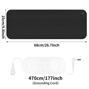 Grounding Mat for Improved Sleep Earth Mat Grounding Sheet for Improved Sleep Reduced Anxiety Pain Inflammation Relief