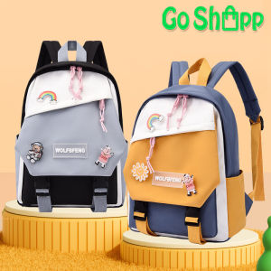 Tas Ransel Backpack Wanita Import Kombinasi Warna Terbaru - Tas Sekolah Wanita Laki Laki Korea Style [BK21]