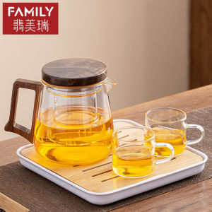 High-Temperature Resistant Glass Tea Pot for Brewing Tea at Home And Office New 2025 Tea Brewing Kettle Tea Set Chinese Style