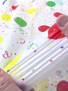 Khăn Trải Bàn Tấm Trải Bàn TrònVuông Chống Thấm Nước Trang Trí Sinh Nhật Dùng 1 Lần