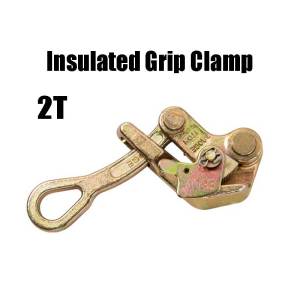 2T Insulated Wire Grip Wire Pulling Grip Wire Grip Wire Rope Cable Clamp Heavy Duty