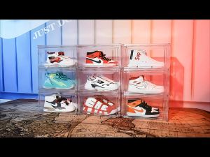 Bren  Acrylic Shoe Box organizer Clear Transparents Shoe Box for Sneaker Container High-Grade Premium Storage Box