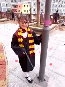 5-piece Party Cosplay Costume Robe Magic Cloak School Halloween Party Costume Robes Kids