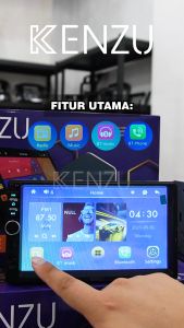 Head Unit Double DIN MP5 KENZU 7/9/10 INCI Car Audio Bluetooth Radio