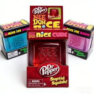 NeeDoh Nice Cube Desk Sensory Fidget Cube Anti-Anxiety Stress Reliever Focus Squeeze Toy for Adults Kids