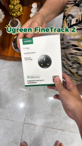 【Thiết kế bóng đá】Thiết kế bóng đá UGREEN FineTrack Chống mất Bluetooth5.0 Finder Tracker Finder IP68 Bộ định vị chống nước tương thích với iOS