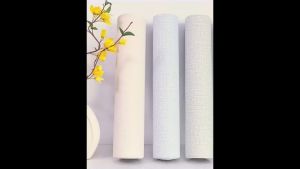 Giấy Dán Tường Cuộn dày 3mm Tráng Nhôm cao cấp 50cm x 280cm có keo sẵn chống ẩm mốc chống thấm nước tốt