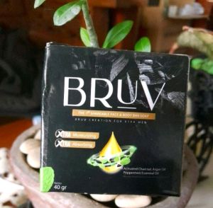 Sabun BRUV 1Pcs - Sabun Pembersih Muka Pria - Sabun Pria Viral