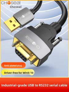 Choseal | USB to RS232 Serial Cable DB9 Male to Female