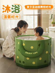 Thùng Tắm Bồn Tắm Cho Trẻ Em Có Thể Gập Lại Dày Dặn Dùng Tại Nhà Cho Trẻ Em Và Người Lớn Bồn Tắm Bằng Vải Chống Thấm Nước