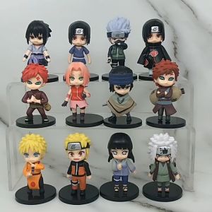 Mô Hình 12 Nhân Vật Naruto Sakura Sasuke Kakashi Orochimaru Mô HÌnh Chibi Cao 9cm Bộ Sưu Tập Nhân Vật