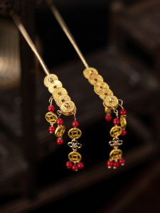 เครื่องประดับผมเงินปูนสไตล์จีนโบราณ ดอกไม้ 8 ทิศทาง เครื่องประดับผมสำหรับผู้หญิง ชุดฮันฟู ชุดกี่เพ้า วัสดุอื่นๆ สไตล์ใหม่ ไม่ติดเพชร