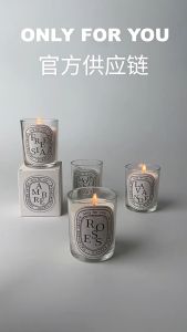 Menaham Lilin Aroma Lilin Wangi tenang romantik menghilangkan bau rumah wangi segar hadiah untuk rakan kawan keluarga hari raya Minimalist Glass Scented Candle Fragrance Scent Aromatic Aroma Candle Aromatherapy Lilin Wangi Aroma Terapi 小众香 - Lazada