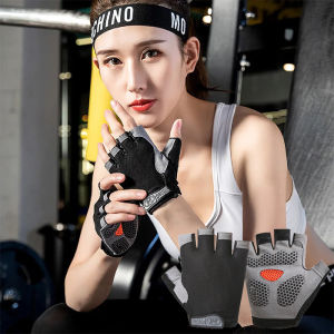 Professional Gym Fitness Breathable Anti-Slip Women Men Half Finger Summer Fishing Cycling Fingerless Gloves Female Bicycle Bike
