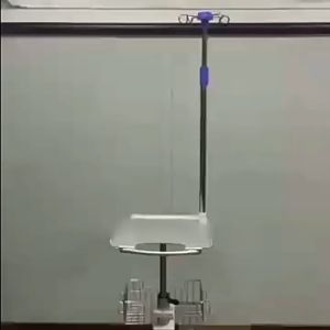 Multifunctional Electrocardiogram Trolley Aluminum Alloy Medical Equipment Ventilator Trolley Metal Defibrillator Trolley