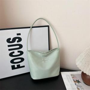 Túi Xách Nữ Chống Thấm Nước Dung Tích Lớn Thêu Chữ Cái Túi Tote Nách Có Tay Cầm Bằng Vải Polyester Hình Dạng Xô