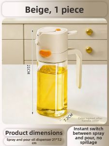 Auzzo | Mist Non-sticking Dual-use Glass Oil Bottle