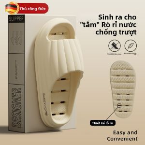 MONLEYTA | Dép đi trong nhà mùa hè chống trượt đế dày thoáng khí nhanh khô EVA Dép đi trong nhà cho cặp đôi