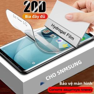 3 Miếng Dán Bảo Vệ Màn Hình Hydrogel Full Cover Cho Samsung A Series A55 A54 A15 A34 A14 A13 A53 A52 A12 A33 A23 A32 A73 A03 A50 A70 A21S Chống Trầy Xước Chống Vỡ
