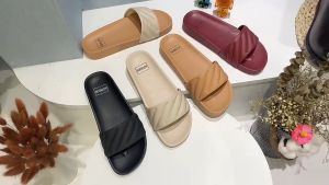 Ready Stock MICOLE S143 Flothree Sandal Women’s Sandals Kasut Wanita Murah Shoe Flat Shoes Heel Travel Lady Perempuan