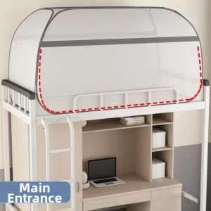 LUTUMEI | Ready-to-use Mongolian Yurt Style Mosquito Net for Bunk Beds