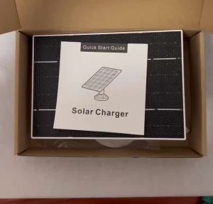 10W 5V Solar Battery Charger For Security Camera Portable Solar Power Panel With Micro USB Type-C Output Solar Panel Charger Kit