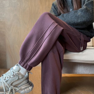 Windproof Thermal Fleece New Fashion Loose Cuffed Lantern Pants