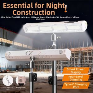 BOOMING LIGHTING | High-Power Work Light Floodlight LED Emergency Light