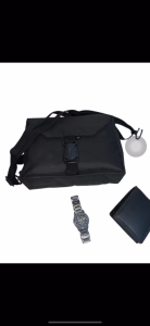 Tas Selempang GWEN HITAM- Mini Slingbag Uniseks Tas Pria Wanita Polos - Tas Slempang Pria/Wanita