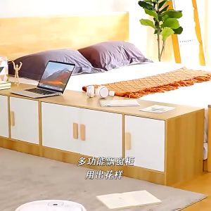 LALA Floor Cabinet Bay Window Cabinet Storage Cabinet Balcony Storage Cabinet Simple Bedroom Wall Cabinet Low Floor Cabinet kabinet tingkap 储物柜