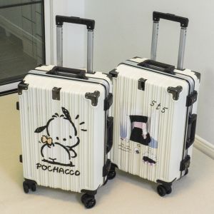 Large Capacity Travel Suitcase Cartoon Design 2024 New Model for Men And Women Password Lock Carryon Suitcase Handbag