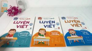 Vở - Combo 3 Quyển Luyện Viết - Hành Trang Cho Bé Tự Tin Vào Lớp 1