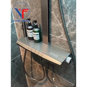 SEN TẮM ĐỨNG NÓNG LẠNH MẶT KÌNH HIỂN THỊ NHIỆT ĐỘ CÓ LED XX11