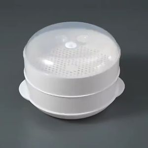 Shiok Living 🚀 Microwave Oven Steamer Food Heating Steamer Kitchen Refrigeration Thermal Box Vegetable Cover