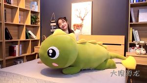 60CM-130CM Dinosaur Plush Toys Long Sleeping Pillow Soft Large Cute Comfortable Plushie Doll Stuffed Toy Boy Girl Birthday Gift