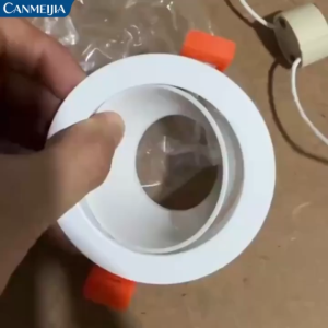 Recessed LED Downlight 3Color Ceiling Light Replaceable Bulbs GU10 Spotlight For HomeLighting Room Dining roomlight Bedroom light