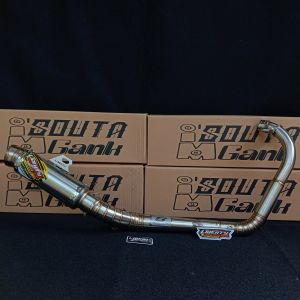 knalpot WR155 CRF 150l KLX 150 D-Tracker bf original Liberty Racing Passion type kolong bawah standard kompetisi terlaris