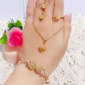 Set Perhiasan Lapis Emas Awet Anti Karat