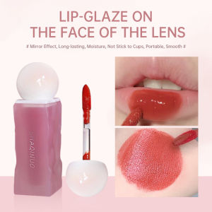 Cermin Air Glosir Wajah Lip Glaze Kaca Pelembab Glasir Bibir Pemutih Lembut Lipstik Tahan Lama-🌹Tamia