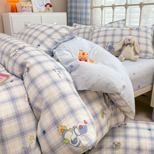 Kiss Dear | Cartoon Cotton Four Piece Bedding Set